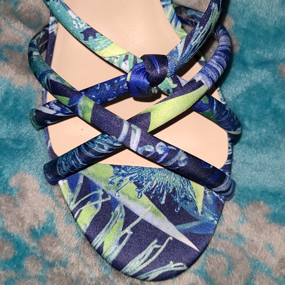 Fergalicious Tropical Patterned Heels - image 3